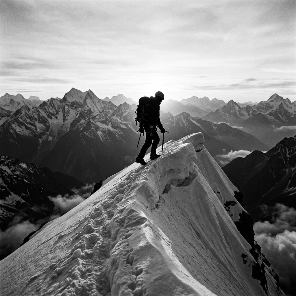 B&W Snowfields: Documenting the Himalayas with Mechanical Film